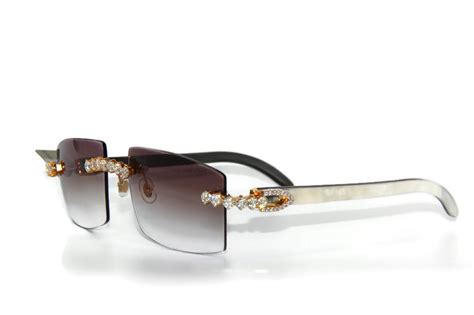 cartier glasses buffalo horn|buffalo cartier glasses with diamonds.